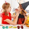 JDICTION Halloween Resin Jewelry Making Kit - 82PCS Earring & Pendant Molds, 10 Silicone Pairs & 40 Hooks For Skull Pumpkin Bat Spider Keychains - 2 of 4