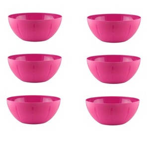 YBM Home Plastic Serve Mixing Bowl, Pack of 6 - 1 of 4