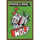 Trends International Minecraft - Wolf Framed Wall Poster Prints