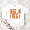 Trick or Treat Block Distressed - Women's Garment Dyed Graphic T-Shirt - 2 of 4