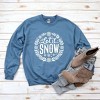 Simply Sage Market Women's Graphic Sweatshirt Let It Snow Wreath - 3 of 4