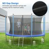 10FT 12FT 14FT 16FT Trampoline with Safety Enclosure & Ladder - Recreational Trampolines for Kids/Adults, ASTM Certified Outdoor Bounce - 3 of 4