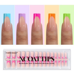 BTArtboxnails XCOATTIPS® French Nails - Brighter Pastel Tips - 1 of 4