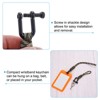 Unique Bargains Keys Badge Holder Wrist Lanyard with U Shape Metal Clasp 2 Pcs - 4 of 4