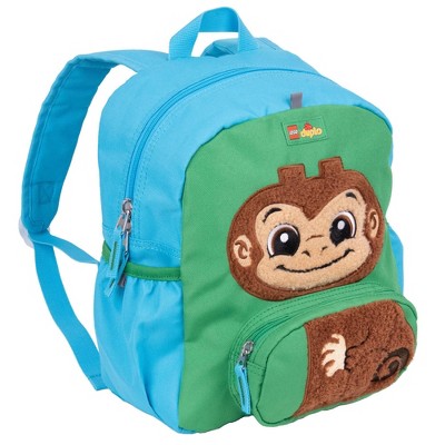 LEGO DUPLO Block Monkey 12" Backpack - Blue