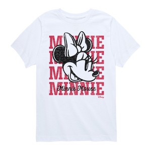 Boys' - Disney - Minnie, Minnie, Minnie Mouse Short Sleeve Graphic T-Shirt - 1 of 4