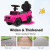 Infans 3 in 1 Ride on Push Car Mercedes Benz G350 Stroller Sliding Car w/ Canopy - 2 of 4