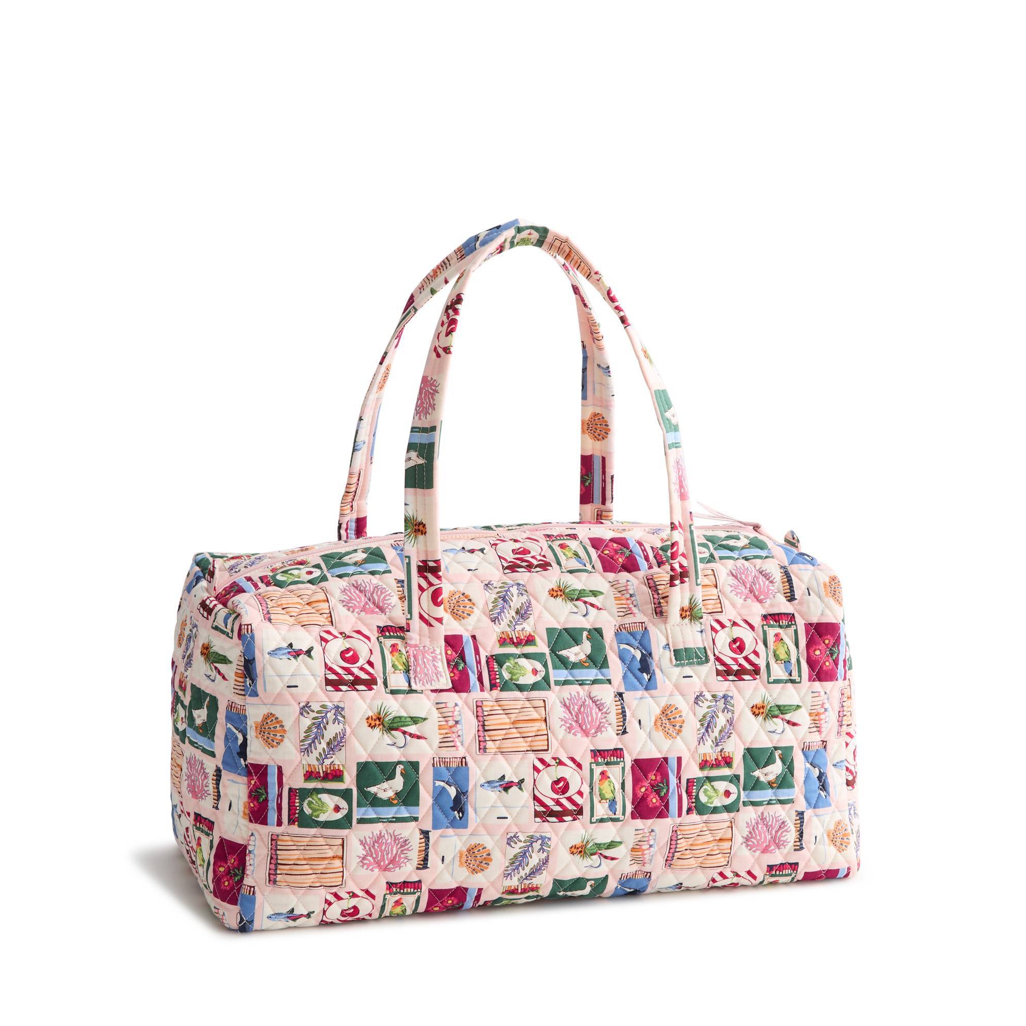 Vera Bradley Matchbook Collection Original Duffle Bag - Pink