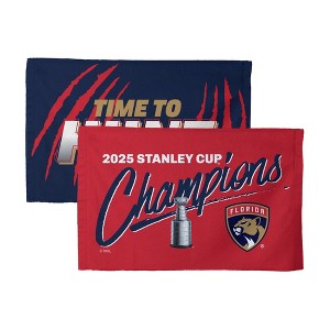 NHL Florida Panthers 2025 Stanley Cup Champions Gather 2 Pack Fan Towel 16x25 inches - 1 of 4