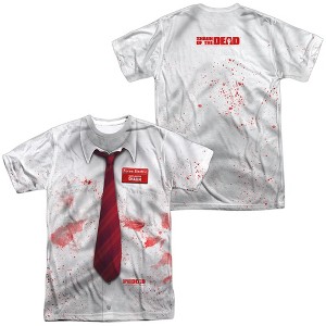 Men's Shawn Of The Dead Bloody Shirt Short Sleeve Costume T-Shirt - 1 of 4