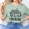 Simply Sage Market Women's Distracted By Chickens Short Sleeve Graphic Tee - 2 of 3