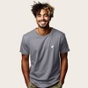 Dalix Ghost Embroidered Soft Cotton Short Sleeve T Shirt Mens - 4 of 4