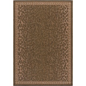 Courtyard Cheetah CY6100 UV & Stain Resistant Non-Shedding Power Loomed Indoor/Outdoor Rugs - Safavieh - 1 of 4
