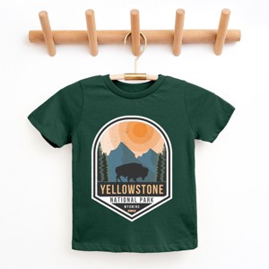 The Juniper Shop Yellowstone National Park Badge Youth Short Sleeve Tee - 1 of 4