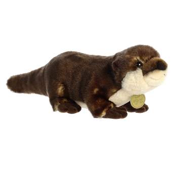 Aurora Rolly Pet 5 Smiles Sea Otter Brown Stuffed Animal : Target