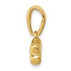Black Bow Jewelry 14k Yellow Gold Small 3D Polished Dog Bone Pendant - 2 of 4
