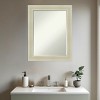 Amanti Art Oliver Half-Inch-Bevel Wood Framed Bathroom Vanity Wall Mirror - 4 of 4