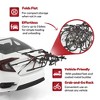 Yakima HangOut Car Trunk Steel Compact Foldable 3 Bicycle Bike Mount Rack Carrier with Adjustable Strap System and Padded Feet, Black - 2 of 4