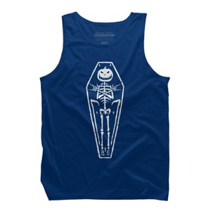 Men's Design By Humans Dead halloween By Barmalizer Tank Top - 1 of 2