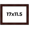 PosterPalooza | Distressed Brown Picture Frame - UV Acrylic, Backing Board, Hanging Hardware Included - 2 of 4