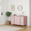 Wide 10-Drawer Dresser, 55'' TV Stand w/ Power Outlet, Storage Cabinet for Bedroom/Closet, Sturdy Metal Frame, Entertainment Center - 2 of 4