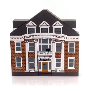 Cat's Meow Village 4.5 Inch Arnold Lynch Funeral Home , Series Xii Retired (PC) - 1 of 2