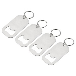 Unique Bargains Stainless Steel Portable Beer Soda Bottle Opener for Home Bar Party - 1 of 4