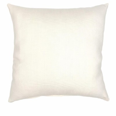 Summer Classic White Outdoor Pillow