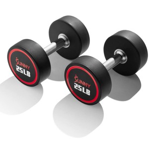 Round Urethane Dumbbells | Singles & Sets 5–50 LBS - 1 of 4