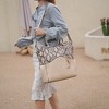 MKF Collection Iris Snake Embossed Women’s Tote Bag with matching Wristlet Pouch by Mia K - 4 of 4