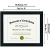 Americanflat Diploma Frame with shatter-resistant glass - Available in a variety of sizes - 2 of 4