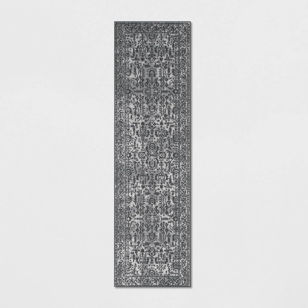  Splatter Tufted Accent Rugs Gray