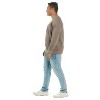 U.S. Apparel Men's & Women's Relaxed Fit Crew Neck Garment Dyed Sweatshirt | Driftwood - 4 of 4