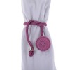 Unique Bargains Ferris Wheel Retractable Buckle Rope Curtain Tie Polyester Plastic 2 Pcs - 4 of 4