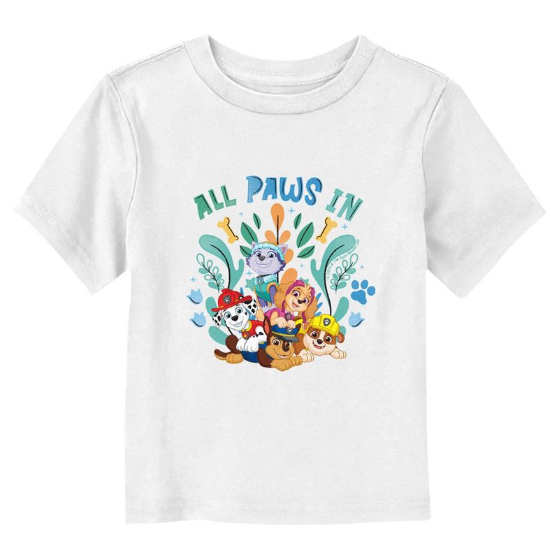 Toddler's PAW Patrol All Paws In Team T-Shirt, 1 of 4