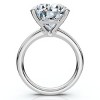 Pompeii3 Certified 9Ct Aurora Solitaire Diamond Engagement Ring 14k Gold or Pt Lab Created - 2 of 4