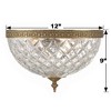 Crystorama Lighting Ceiling Mount 3 - Light Flush Mount in  Olde Brass - 2 of 4