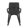 Armen Living,Greisen Modern Wood Dining Room Chair in BLACK - 4 of 4