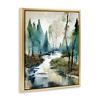 Stupell Industries Watercolor Creek Landscape, 17" x 21" - 3 of 4