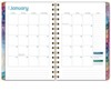 HARDCOVER 2026 Planner, 5.5"x8": 14 Months (Nov 2025-Dec 2026), Daily/Weekly/Monthly,  Bookmark, Pocket Folder w Sticky Notes (Rainbow Gold Marble) - 4 of 4