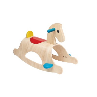 wooden rocking horse target