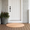 Colonial Mills Ibiza Woven Chevron Doormats - Rust 45” x 45” - 2 of 3