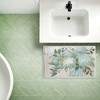 Stupell Industries Blue Hydrangeas Contrast Printed Plush Bathroom Floor Mat, design by Janice Gaynor - 3 of 4