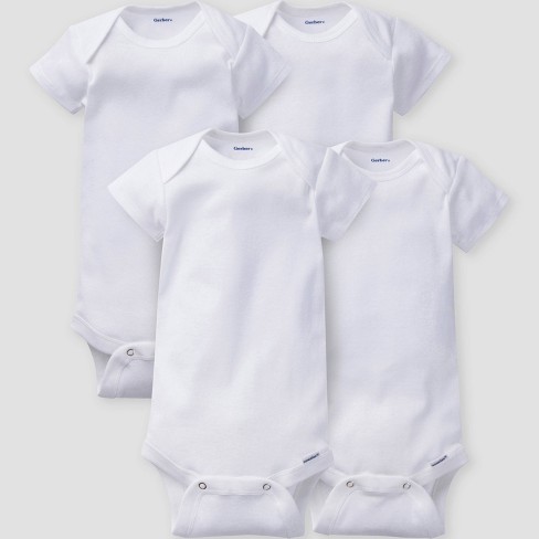 Baby Onesies Brand First Thanks Giving Baby Natural Baby Clothes for Newborn Baby Announcement for Boy and Girl Small Youth Shirt / Short Sleeve White