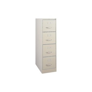 Staples Commercial 4-Drawer Vertical File Cabinet Letter Size Lockable 51.97"H x 14.9"W x 26.5"D - 1 of 4