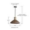 Capital Lighting Jacob 1 - Light Pendant in  Grey Wash/Iron Silk - 4 of 4