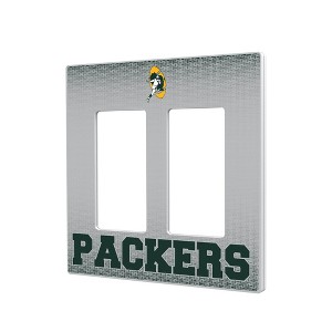 NFL NFC Historic Teams Linen Hidden-Screw Light Switch Plate for Double Rocker - 1 of 4