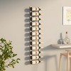 vidaXL Wall Mounted White Iron Wine Rack - Capable of Holding 12 Wine Bottles, Suitable for Modern Kitchens, Bars and Pantries - 2 of 4