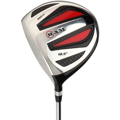 Ram Golf SGS 460cc Driver - Mens Left Hand - Headcover Included - Steel Shaft
