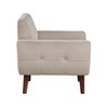 CAVINAS Accent Chair Contemporary Living Room Chair with Upholstered Velvet Cushion Comfy Chair - 4 of 4